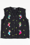 Black Stockings Ugly Christmas Vest 57633