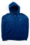 Blue Polo By Ralph Lauren Zip Hoodie