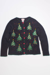 Black Ugly Christmas Cardigan 58360