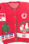 Red Ugly Christmas Cardigan 58409