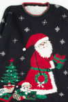 Black Santa Ugly Christmas Pullover 57775