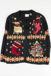 Black Ugly Christmas Cardigan 57783