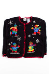 Black Ugly Christmas Cardigan 56407