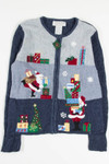 Blue Ugly Christmas Cardigan 57794