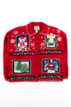 Red Ugly Christmas Cardigan 56456