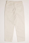 Cream Lands' End Denim Jeans (sz. 12 Petite)