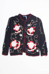 Black Ugly Christmas Cardigan 58393