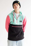 Aruba Color Blocked Polar Fleece Hoodie