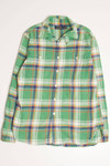 Green Polo By Ralph Lauren Flannel Shirt 4270