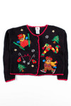 Black Ugly Christmas Cardigan 56460