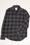 Black American Eagle Outfitters Flannel Shirt 4290