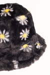 Fur Daisy Bucket Hat