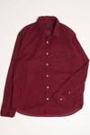 Burgundy J. Crew Corduroy Shirt 4188