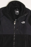 Black North Face Fleece Zip Up Jacket