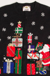 Black Santa Ugly Christmas Cardigan 57867