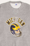 Vintage Michigan Velvet Detail Sweatshirt