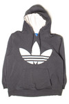 Gray Adidas Trefoil Hoodie