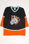 OT Sports Orange Kansas City Mavericks #2 Hockey Jersey Adult Size