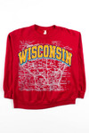 Vintage Wisconsin Roadmap Sweatshirt