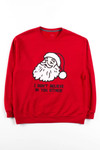 Ragstock Original Santa Claus Screen Print Sweatshirt