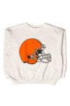 Vintage Cleveland Browns Helmet Sweatshirt (1993)