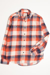 Orange American Eagle Flannel Shirt 4344