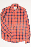 Orange St. John's Bay Flannel Shirt 4347