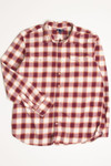 Burgundy Gap Flannel Shirt 4350