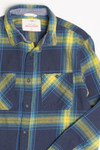 Dark Blue Urban Pipeline Flannel Shirt 4390