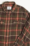Olive & Brown Mott & Grand Flannel Shirt 4367
