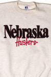 Vintage Embroidered Nebraska Huskers Sweatshirt (1990s)