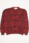 Red Robert Bruce 80s Sweater 3685