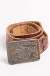 Vintage Pony Express Leather Belt (1970s)