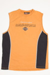 Embroidered Harley-Davidson Sleeveless T-Shirt