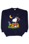 Vintage Snoopy & Woodstock Trick Or Treat Sweatshirt (1990s)