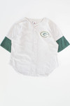 Vintage Green Bay Packers Button Up T-Shirt (1997)