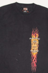 Pacific Hawaii Flaming Tiki Harley-Davidson T-Shirt