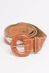 Liz Claiborne Y2K Leather  Buckle Belt