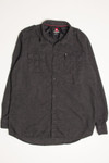 Charcoal Quicksilver Flannel Shirt 4385
