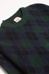 Vintage Green Argyle Sweater 3700