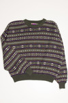 Olive Sweater Graphix 80s Sweater 3653