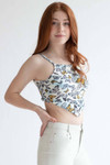Summer Butterfly Sky Tie Back Cami