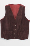 Vintage Brown Leather Vest