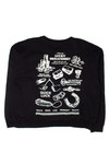 Ragstock Original Screen Print Black Lucky Sweatshirt (L)