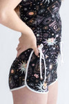 Celestial Tarot Card Dolphin Shorts