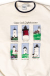 Vintage Cape Cod Lighthouses Sweatshirt (1990s)