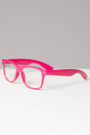 Square Neon Glasses