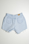 Faded Vintage Blue Denim Cutoff Jean Shorts