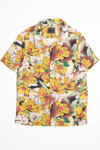 Golden Flora Hawaiian Camp Shirt