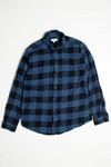 Vintage Blue Croft and Barrow Flannel Shirt